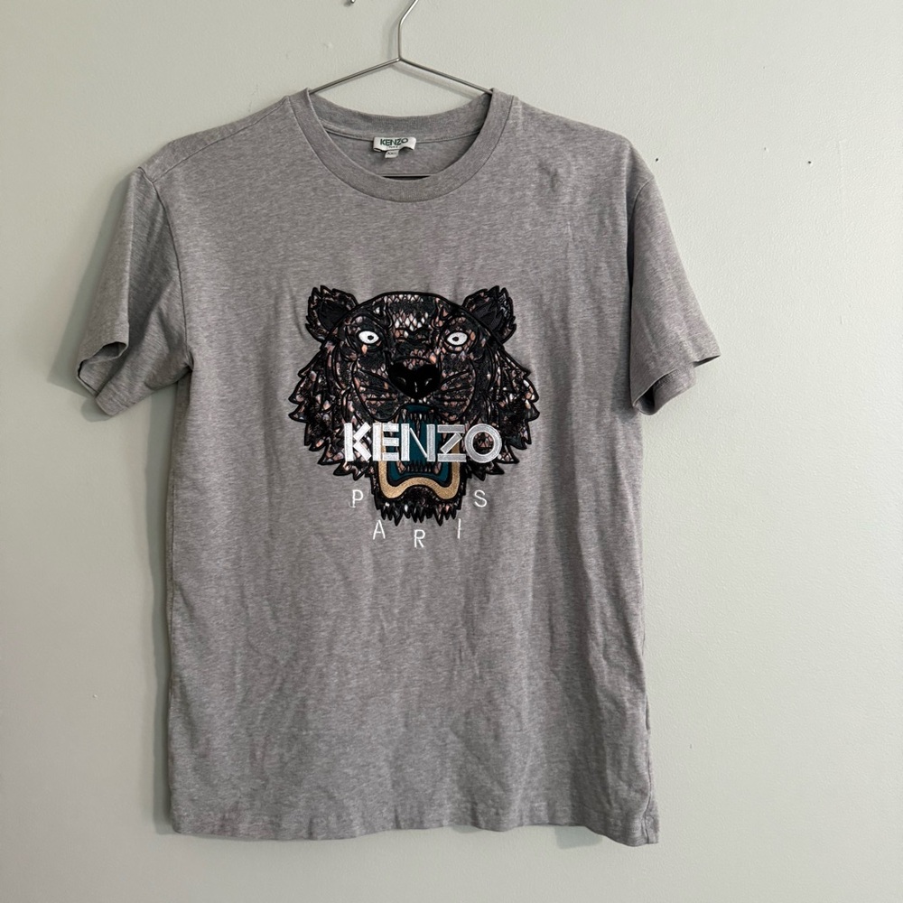 Kenzo Silk Tiger Face Tee
